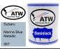 Preview: Subaru, Marina Blue Metallic, 567: 1L Lackdose, von ATW Autoteile West.